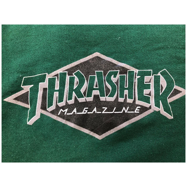 90s THRASHER フレイムロゴ スウェット hanes