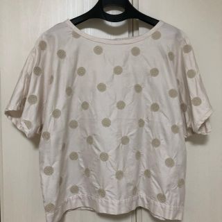 ミナペルホネン(mina perhonen)の【専用】ミナペルホネン＊vapor ランドリー  半袖ブラウス　36(シャツ/ブラウス(半袖/袖なし))