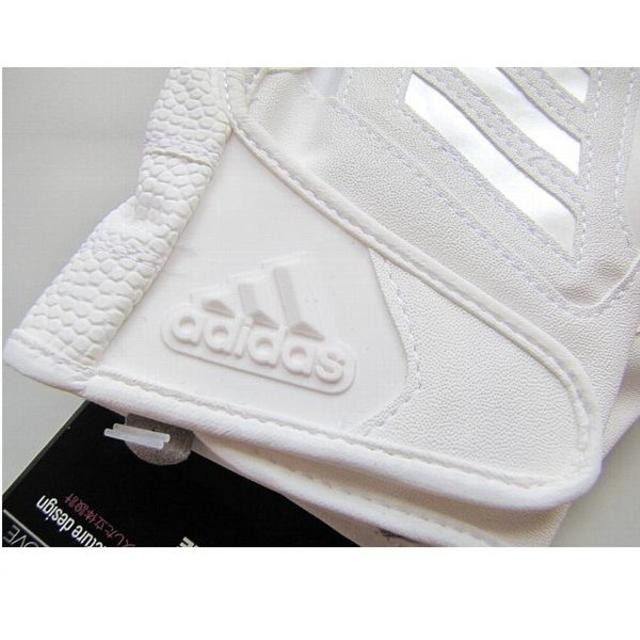 adidas(アディダス)の新品★アディダス 野球 バッティング グラブ 手袋 両手用 白(O/28cm)★ スポーツ/アウトドアの野球(バット)の商品写真