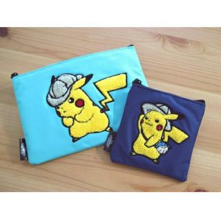 ポケモン(ポケモン)の「劇場版ポケットモンスター ココ」 ピカチュウ ふわふわ刺繍ポーチセット(ポーチ)