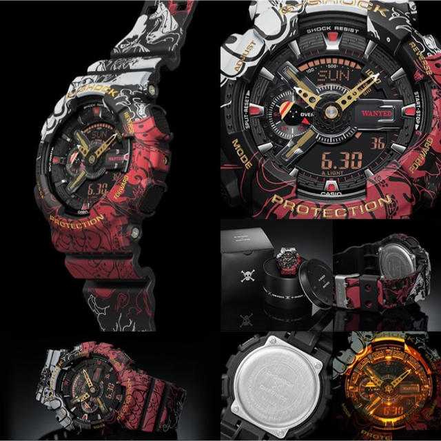 G-SHOCK ワンピース コラボレーションモデルGA-110JOP-1A4JR