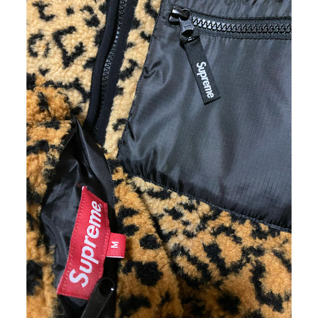 Supreme(シュプリーム)のsupreme レオパードフリース メンズのジャケット/アウター(ブルゾン)の商品写真