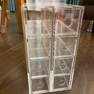 ムジルシリョウヒン(MUJI (無印良品))の無印良品　アクリルメガネケース(小物入れ)