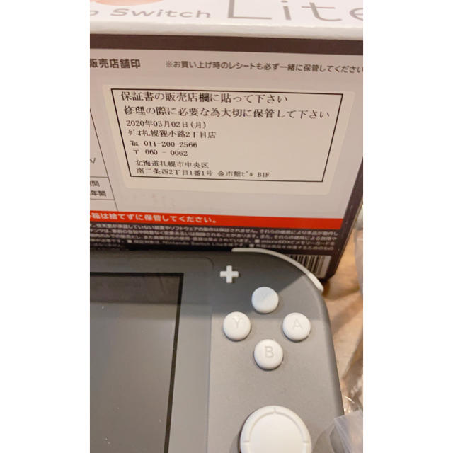 ニンテンドースイッチライト グレー あつまれどうぶつの森セット