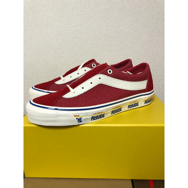 【28cm】vans rhude bold Ni plate RED