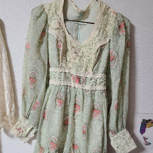 GUNNE SAX(ガニーサックス)のヴィンテージワンピース レディースのワンピース(ひざ丈ワンピース)の商品写真