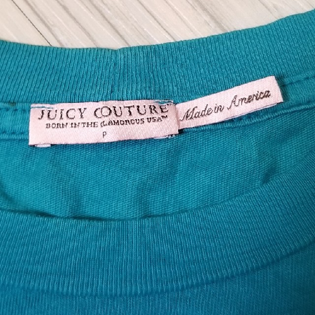 Juicy Couture(ジューシークチュール)のJuicy Coutureジューシクチュール　中古良品フロントロゴチュニックT レディースのトップス(Tシャツ(半袖/袖なし))の商品写真