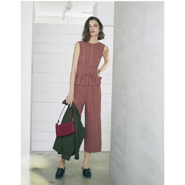 アメリヴィンテージ PLEATS WIDE BELT ROMPERS