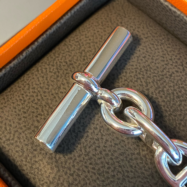 HERMES - 新品未使用 エルメス シェーヌダンクル シルバー HERMES - 新品未使用 エルメス シェーヌダンクル シルバー