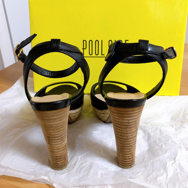 POOL SIDE(プールサイド)のヒールサンダル レディースの靴/シューズ(サンダル)の商品写真