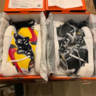 ナイキ(NIKE)の評価300★2足セット★29cm★NIKE BLAZER MID/sacai(スニーカー)