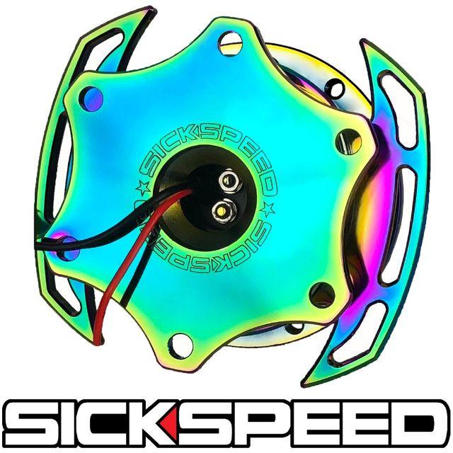シックスピード ステアリングクイックリリース ネオクローム USDM JDM
