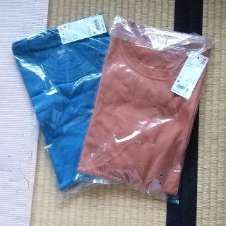 ユニクロ(UNIQLO)のユニクロ　スーピマコットンクルーネックT2枚組(Tシャツ(半袖/袖なし))