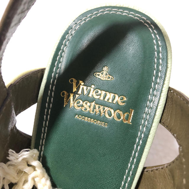 Vivienne Westwood(ヴィヴィアンウエストウッド)のヴィヴィアンウエストウッドアクセサリーズ グリーン×カーキ×ライトグリーン レディースの靴/シューズ(サンダル)の商品写真