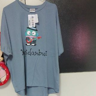 サンリオ(サンリオ)のサンリオはぴだんぶい　はんぎょどんTシャツ(Tシャツ(半袖/袖なし))