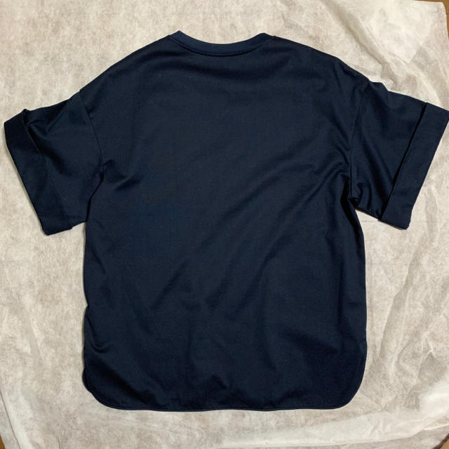 Drawer(ドゥロワー)のCYCLAS (シクラス) ターンアップカフスＴシャツ ネイビー  レディースのトップス(Tシャツ(半袖/袖なし))の商品写真