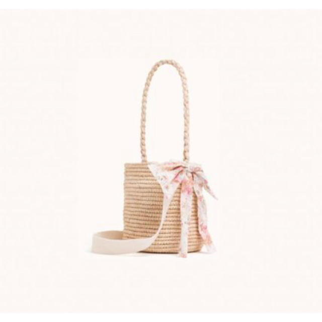 Bonpoint(ボンポワン)のしとろん様専用♡Bonpoint  basket bag  ラフィアバッグ キッズ/ベビー/マタニティのこども用バッグ(その他)の商品写真