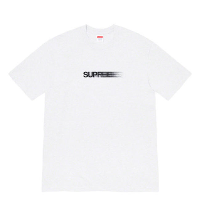 supreme motion logo tee grey