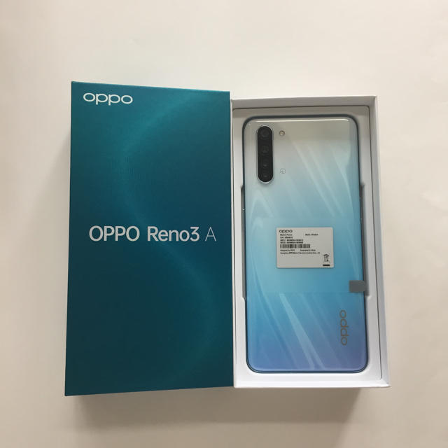 新品未使用   OPPO Reno3a  White 1