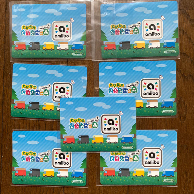 任天堂(ニンテンドウ)のどうぶつの森amiibo+カード 7枚セット エンタメ/ホビーのアニメグッズ(カード)の商品写真