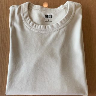 ユニクロ(UNIQLO)の専用　　チロル731様　　UNIQLO U カットソー（ベージュ）(Tシャツ(半袖/袖なし))