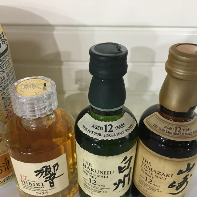 響17年 白州12年 山崎 ミニボトル 50ml の通販 by ひかり｜ラクマ