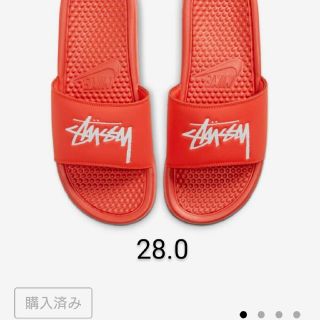 ステューシー(STUSSY)のベナッシ x ステューシー ハバネロレッド(サンダル)