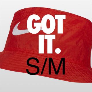 NIKE - 国内新品 NIKE stussy バケット ハット HAT 赤 RED NIKE - 国内新品 NIKE stussy バケット ハット HAT 赤 RED