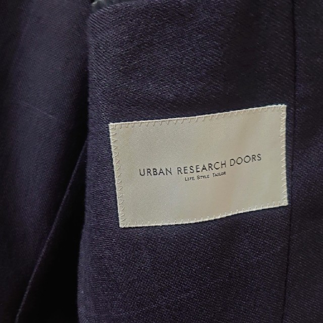 URBAN RESEARCH DOORS(アーバンリサーチドアーズ)のあっきーさん専用　URBAN RESEARCH DOORS ジャケット　ネイビー メンズのジャケット/アウター(テーラードジャケット)の商品写真