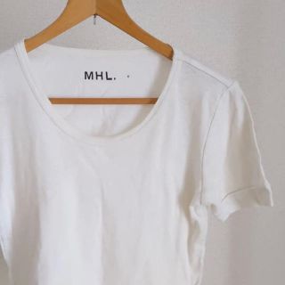 マーガレットハウエル(MARGARET HOWELL)のMHL Tシャツ　白(Tシャツ(半袖/袖なし))