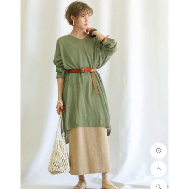 TODAYFUL(トゥデイフル)の2020 S/S 鍵あみチュニックワンピース レディースのトップス(チュニック)の商品写真