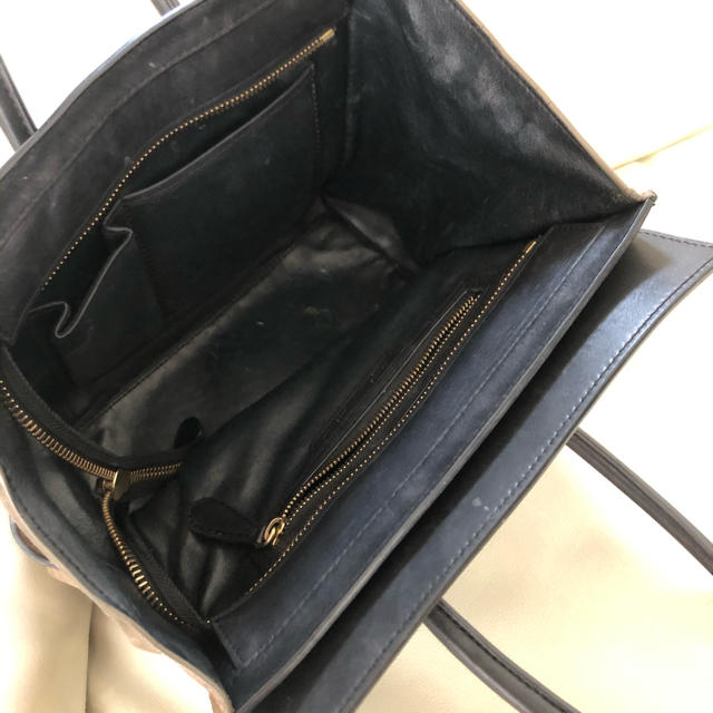 CELINE セリーヌ ラゲージ マイクロショッパー ハンドバッグ  USED