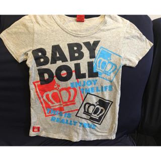 ベビードール(BABYDOLL)のベビードール半袖Tシャツレディースキッズビッグロゴ男の子女の子春夏秋(Tシャツ(半袖/袖なし))