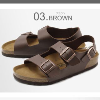 ビルケンシュトック(BIRKENSTOCK)のBIRKENSTOCK ビルケンシュトック　MILANO ミラノ　41(サンダル)