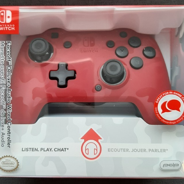 PDP Nintendo Switch コントローラー    Red Como