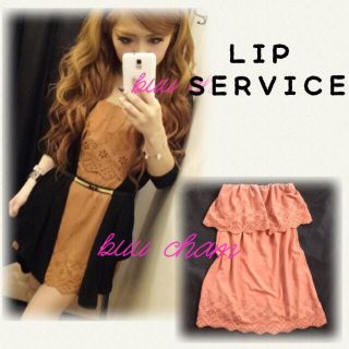 リップサービス(LIP SERVICE)のLIP SERVICE♡ベアワンピース(ミニワンピース)