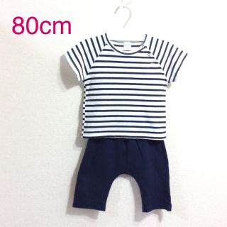 シップスキッズ(SHIPS KIDS)のSHIPS 80cm 上下2点セット (b80-21)(Ｔシャツ)