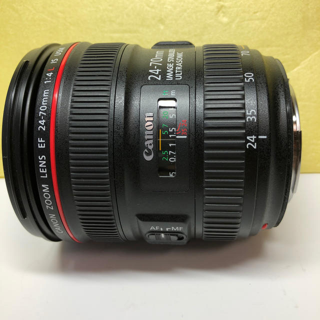 Canon(キヤノン)のEF 24-70mm  F4L IS USM 美品　 スマホ/家電/カメラのカメラ(レンズ(ズーム))の商品写真