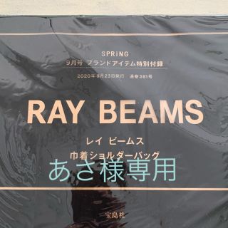 レイビームス(Ray BEAMS)のSPRING9月号付録⭐️(ショルダーバッグ)