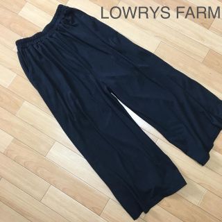 ローリーズファーム(LOWRYS FARM)のnamii8008様専用になります　ガウチョパンツ LOWRYS FARM 黒(キュロット)