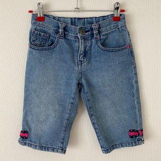 ジンボリー(GYMBOREE)のお値下げ中❣️ジンボリー８✨denimショート丈パンツ🎀リボン(パンツ/スパッツ)