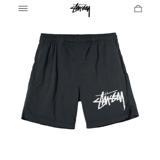 STUSSY - STUSSY / NIKE WATER SHORT Mサイズ 黒の通販 by マイキー ...