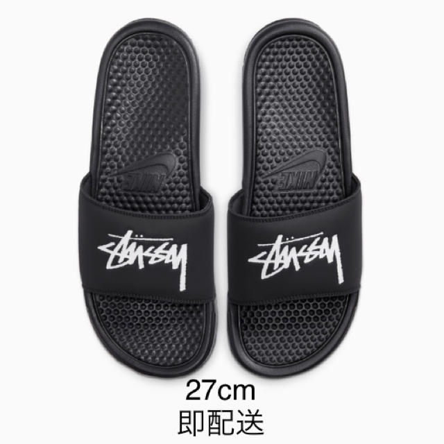 BLACKサイズ【STÜSSY / NIKE SLIDE SANDALS】