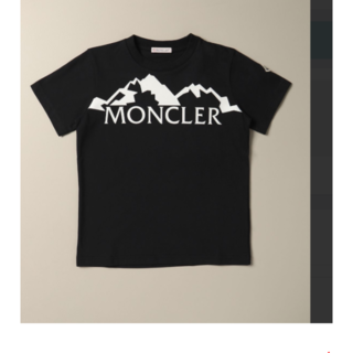 モンクレール(MONCLER)の新作！MONCLER 大人も着れる！キッズ１４Aサイズ Tシャツ ブラック(Tシャツ(半袖/袖なし))