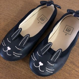 ベビーギャップ(babyGAP)のbaby GAP ウサギ　バレエシューズ 16(フラットシューズ)