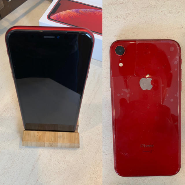 スマートフォン本体iPhone XR 64GB red simロック解除済