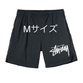 ステューシー(STUSSY)のMサイズ STUSSY / NIKE WATER SHORT BLACK 黒(ショートパンツ)