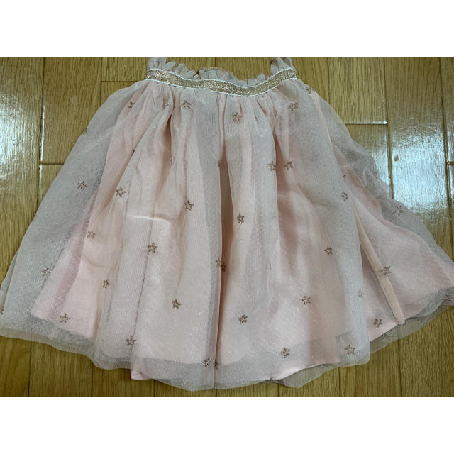 NEXT(ネクスト)の☆新品☆next ラメスカート　3-4years キッズ/ベビー/マタニティのキッズ服女の子用(90cm~)(スカート)の商品写真