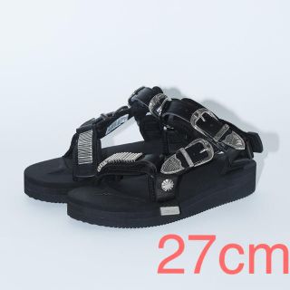 トーガ(TOGA)のTOGA×SUICOKE DEPA SP サンダル VIRILIS 27cm 黒(サンダル)