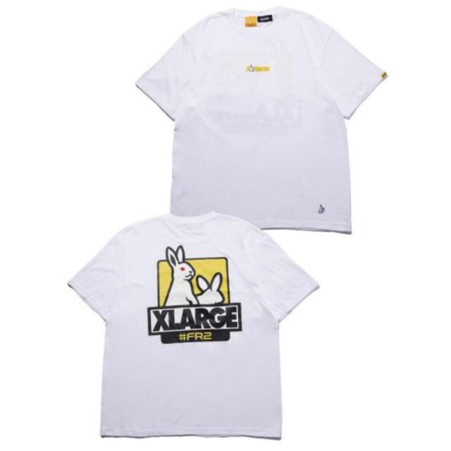 【FR2 × XLARGE】 Fxxk Icon Tee2 ホワイト/M